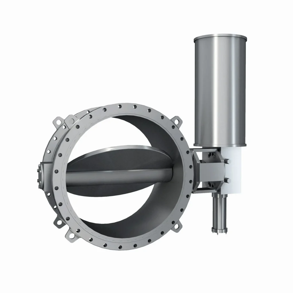 Throttle valve DSK/ASK high temperature Hochtemperaturanwendungen Große Nennweiten