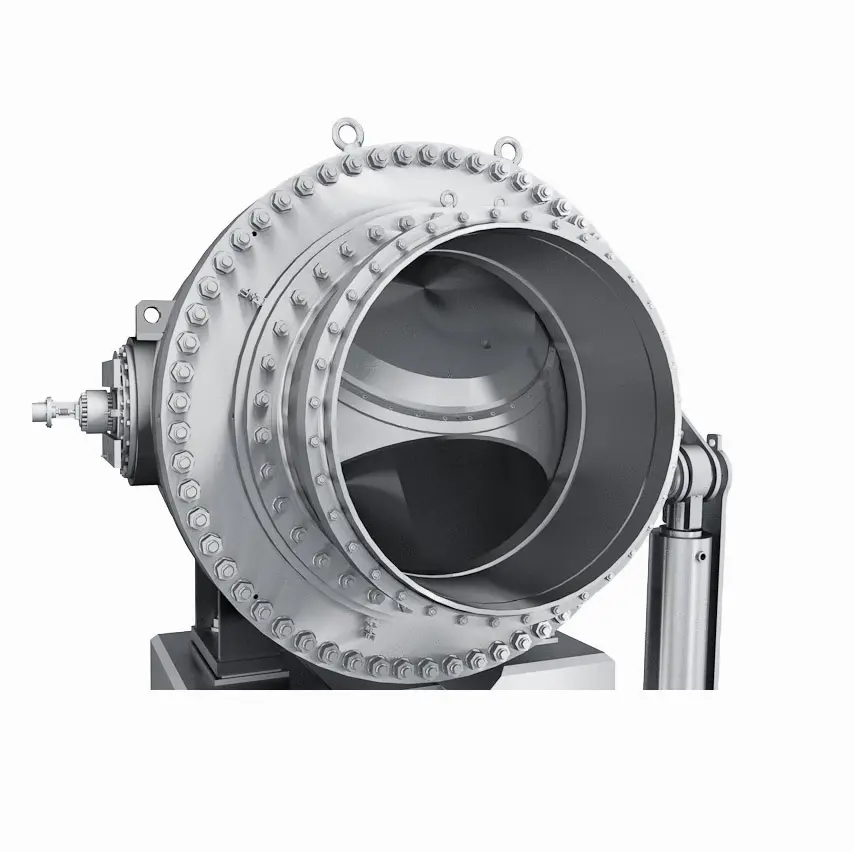 Special products for hydropower plants Spherical valve Spezialprodukte für Wasserkraftwerke